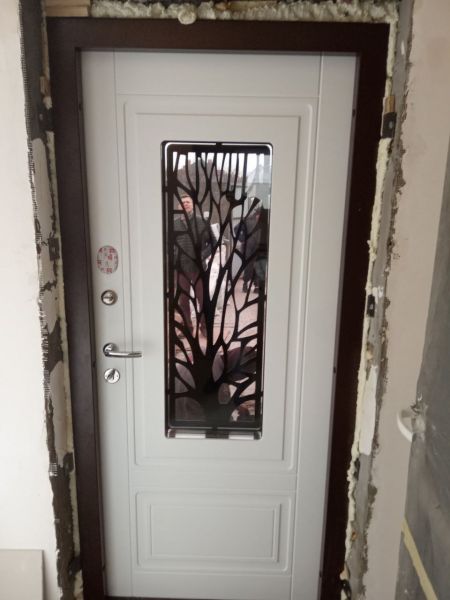 Вхідні двері Портала Тріо ТЕРМО  Вулиця  S3 Склопакет  та  ковка