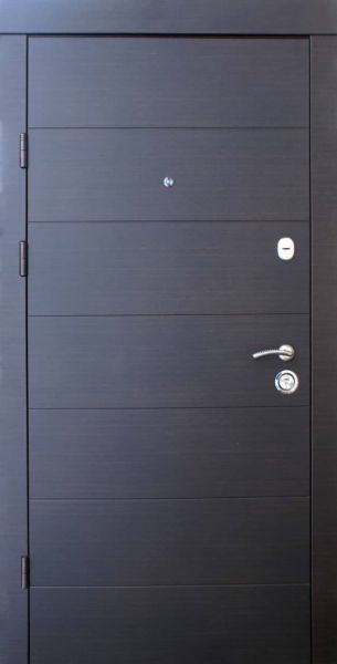 Вхідні двері Qdoors Преміум Горизонталь (венге ваніль)