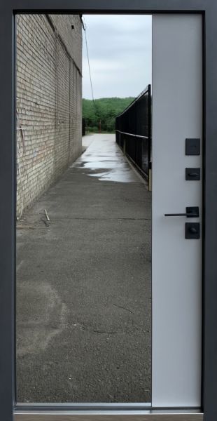 Вхідні двері Qdoors Ультра Лаунж - Ак (з дзеркалом) 